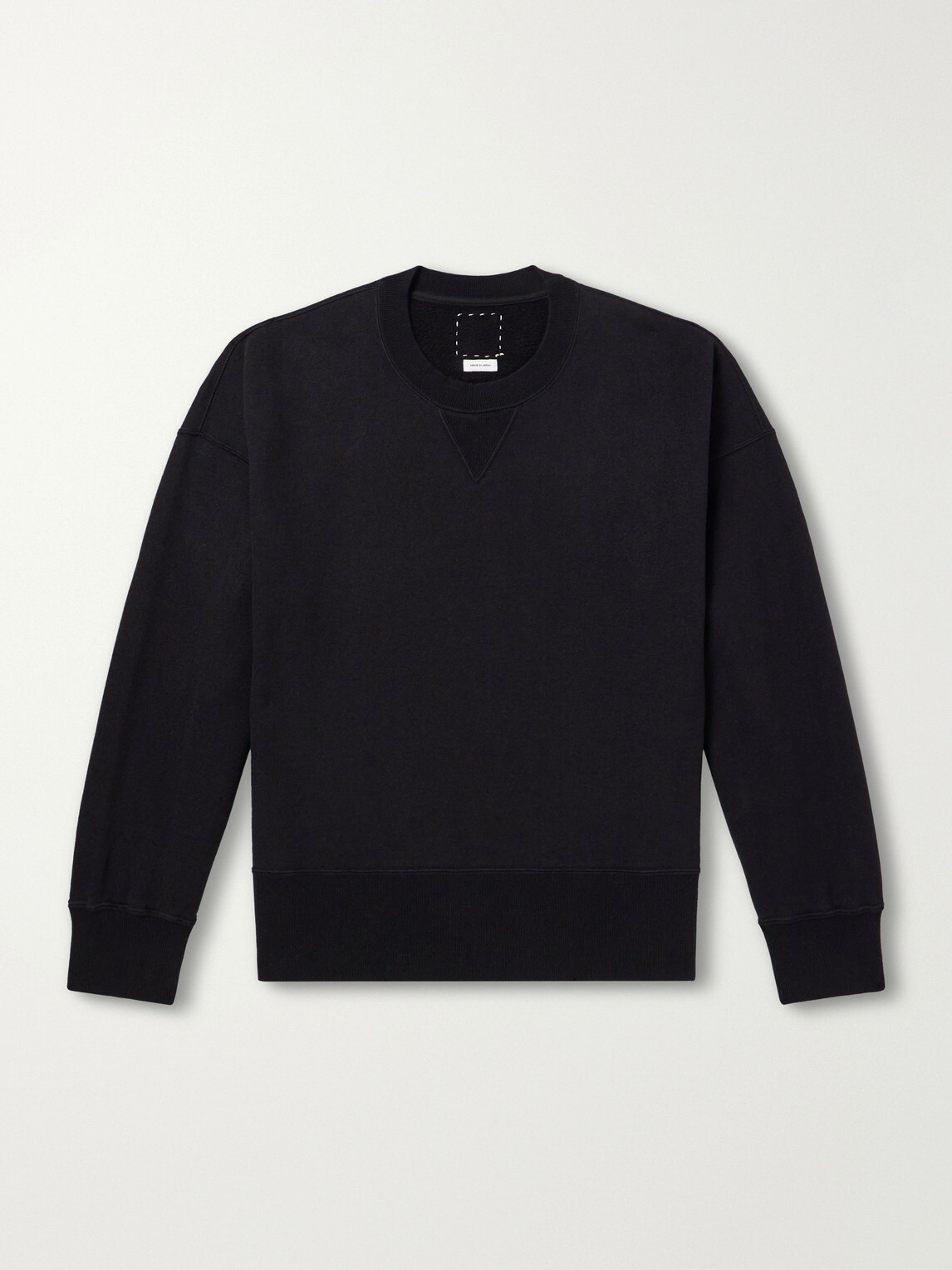 Visvim - Court Cotton-Jersey Sweatshirt - Black Visvim