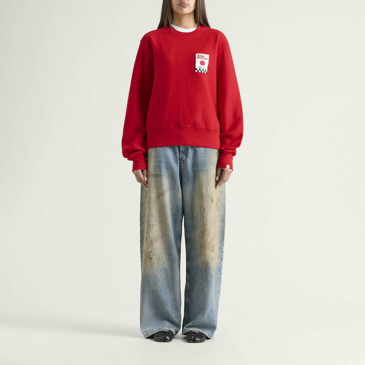 Team Ikuzawa Aikou-Gumi Sweatshirt in Red