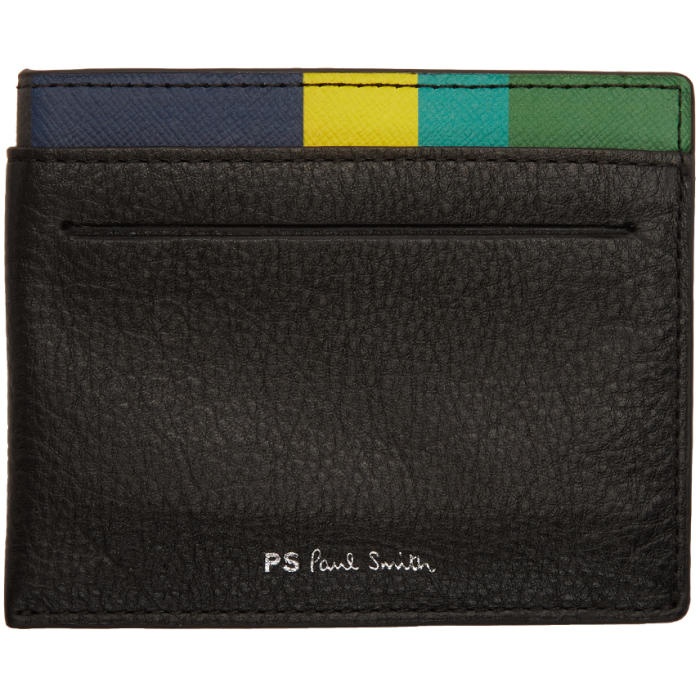 Photo: PS by Paul Smith Black Leather Card Holder 