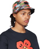 Kenzo Reversible Multicolor Kenzo Paris Label Hat