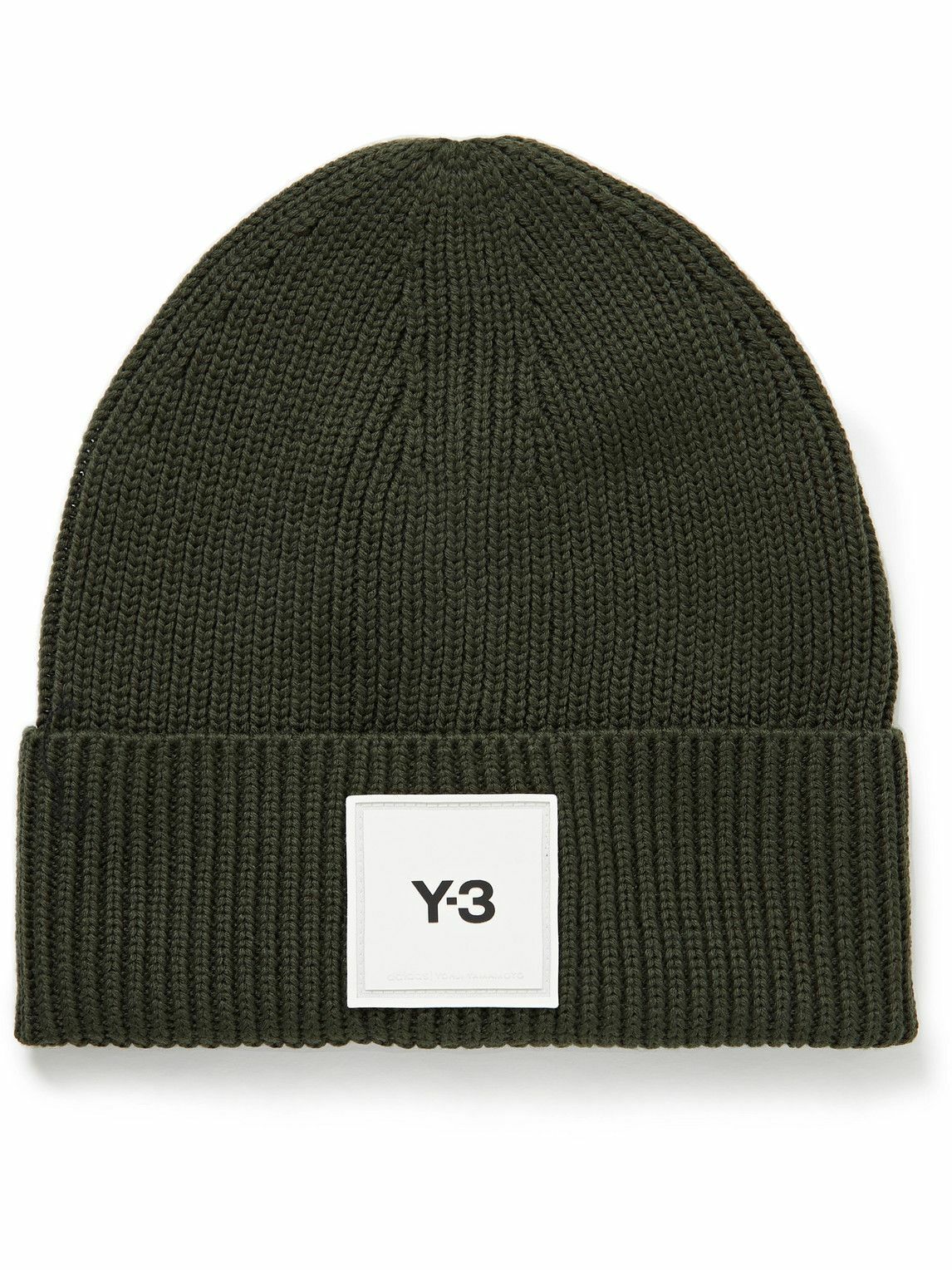 Y-3 - Logo-Appliquéd Ribbed Merino Wool Beanie Y-3