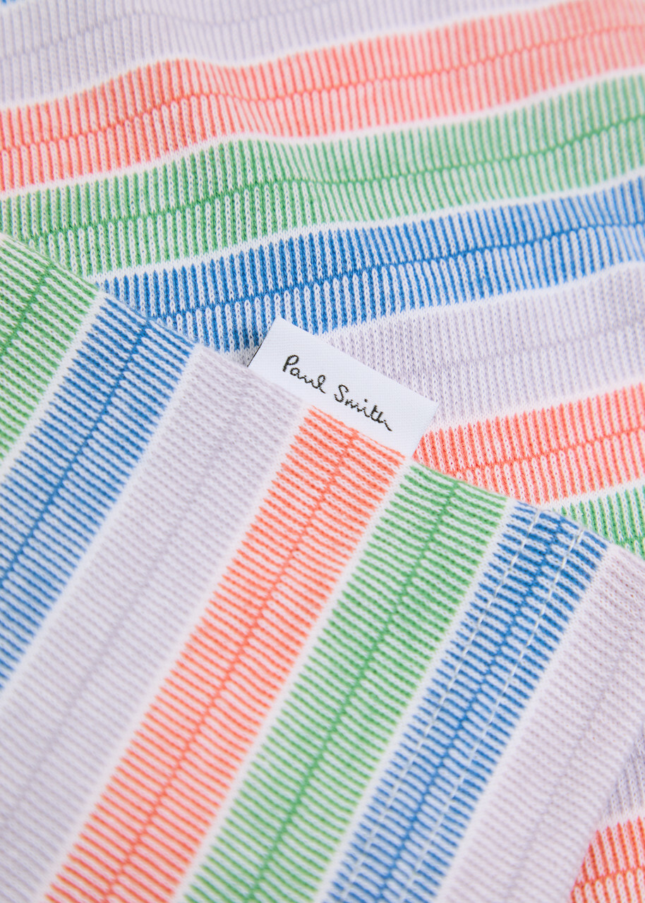 PS Paul Smith Striped Stretch-cotton T-shirt Multicoloured 1