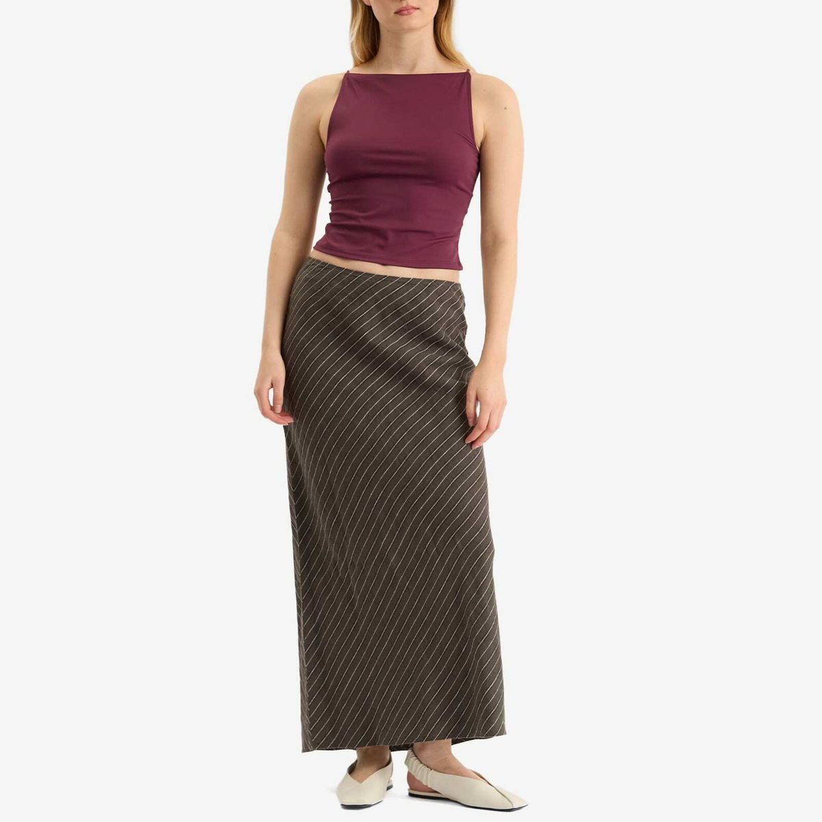 Good American Women's Weightless Scuba Sleeveless Tank in Fig
