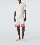 Dolce&Gabbana Majolica silk twill jacquard Bermuda shorts