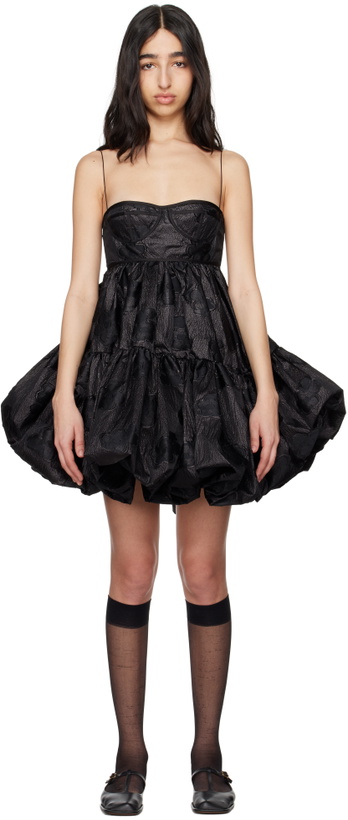 Photo: Cecilie Bahnsen Black Osha Minidress