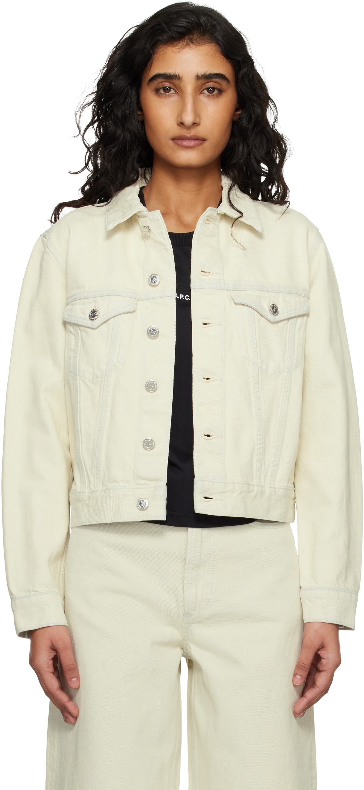 A.P.C. Off-White Dion Denim Jacket