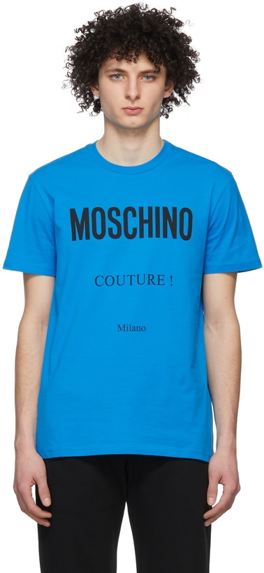 Photo: Moschino Blue 'Moschino Couture' T-Shirt