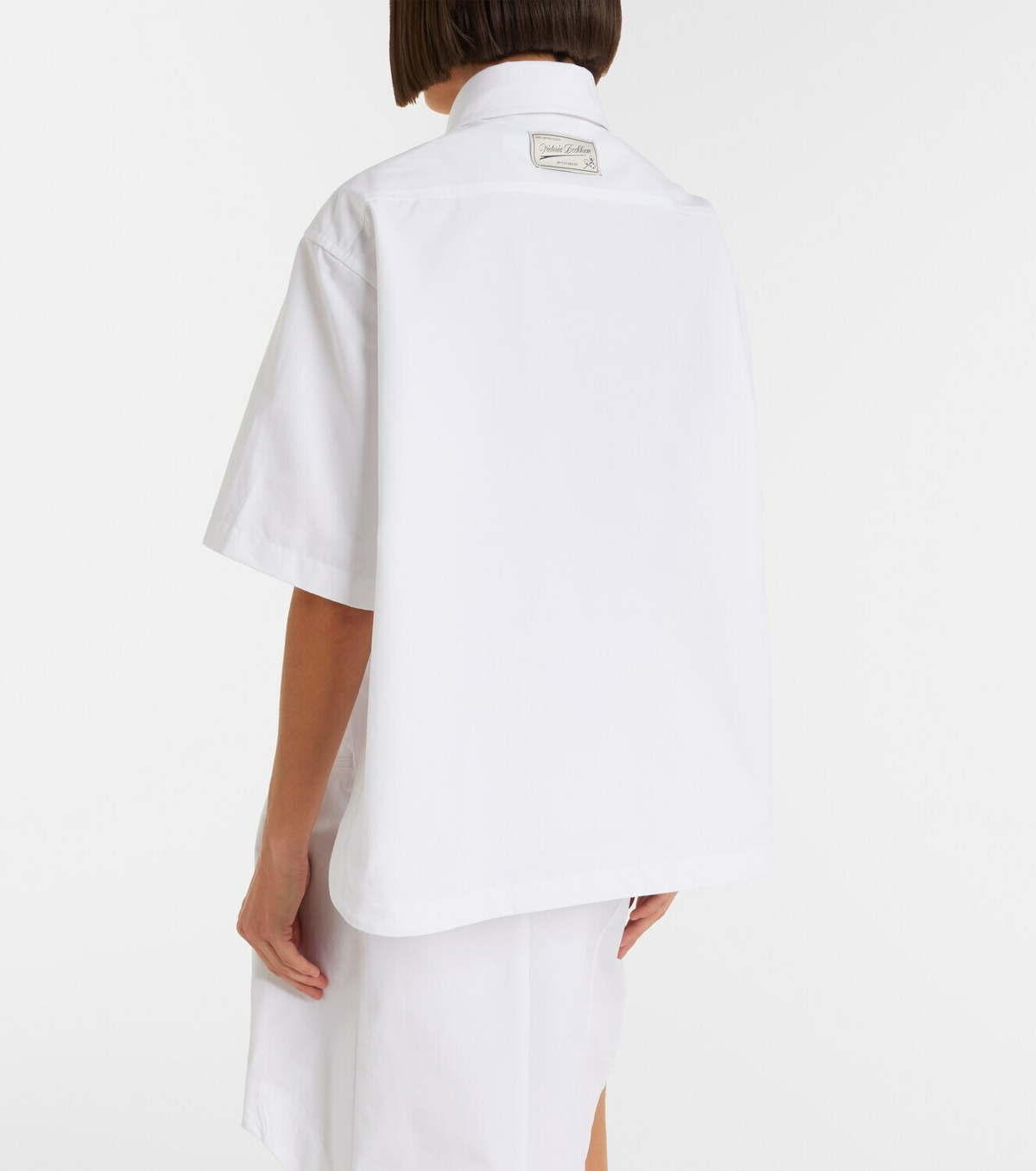 Victoria Beckham Oversized cotton shirt