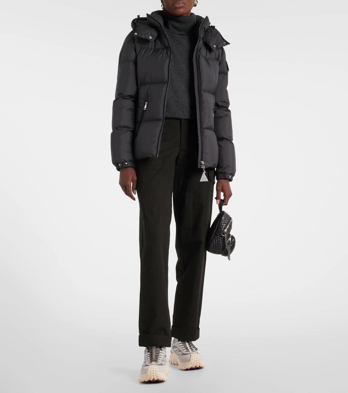 Moncler Trailgrip leather trail running shoes Moncler