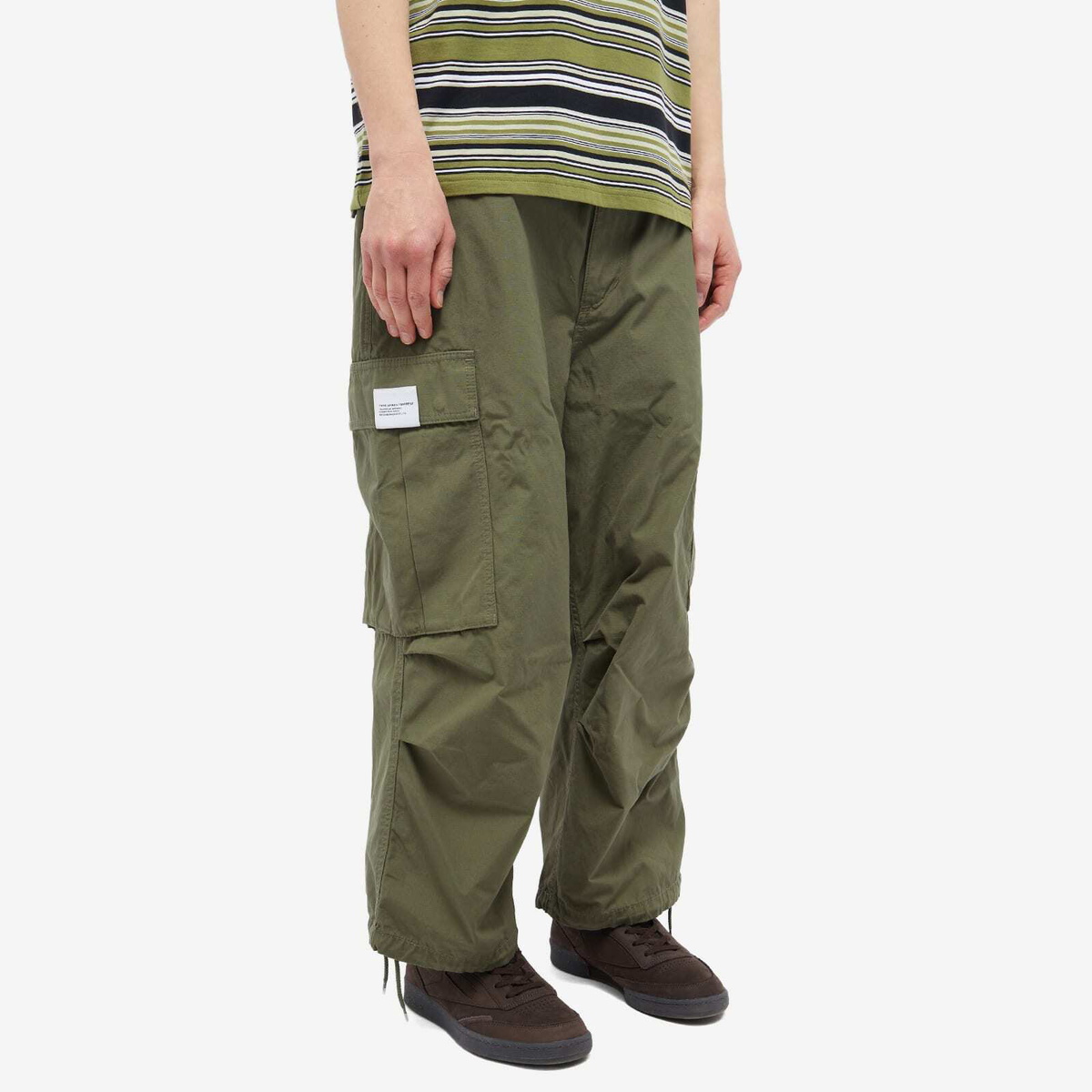 パンツ NEIGHBORHOOD wide cargo pants OLIVE DRAB Neighborhood Men's Wide Cargo Pant in Olive Drab Neighborhood