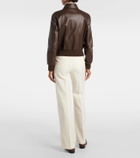 Ralph Lauren Collection Sullivan leather bomber jacket