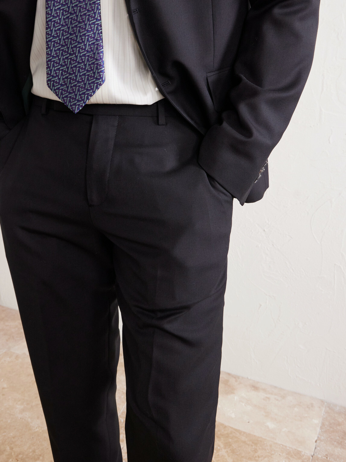 Paul Smith - Straight-Leg Pleated Wool Suit Trousers - Black