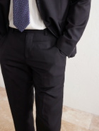 Paul Smith - Straight-Leg Pleated Wool Suit Trousers - Black