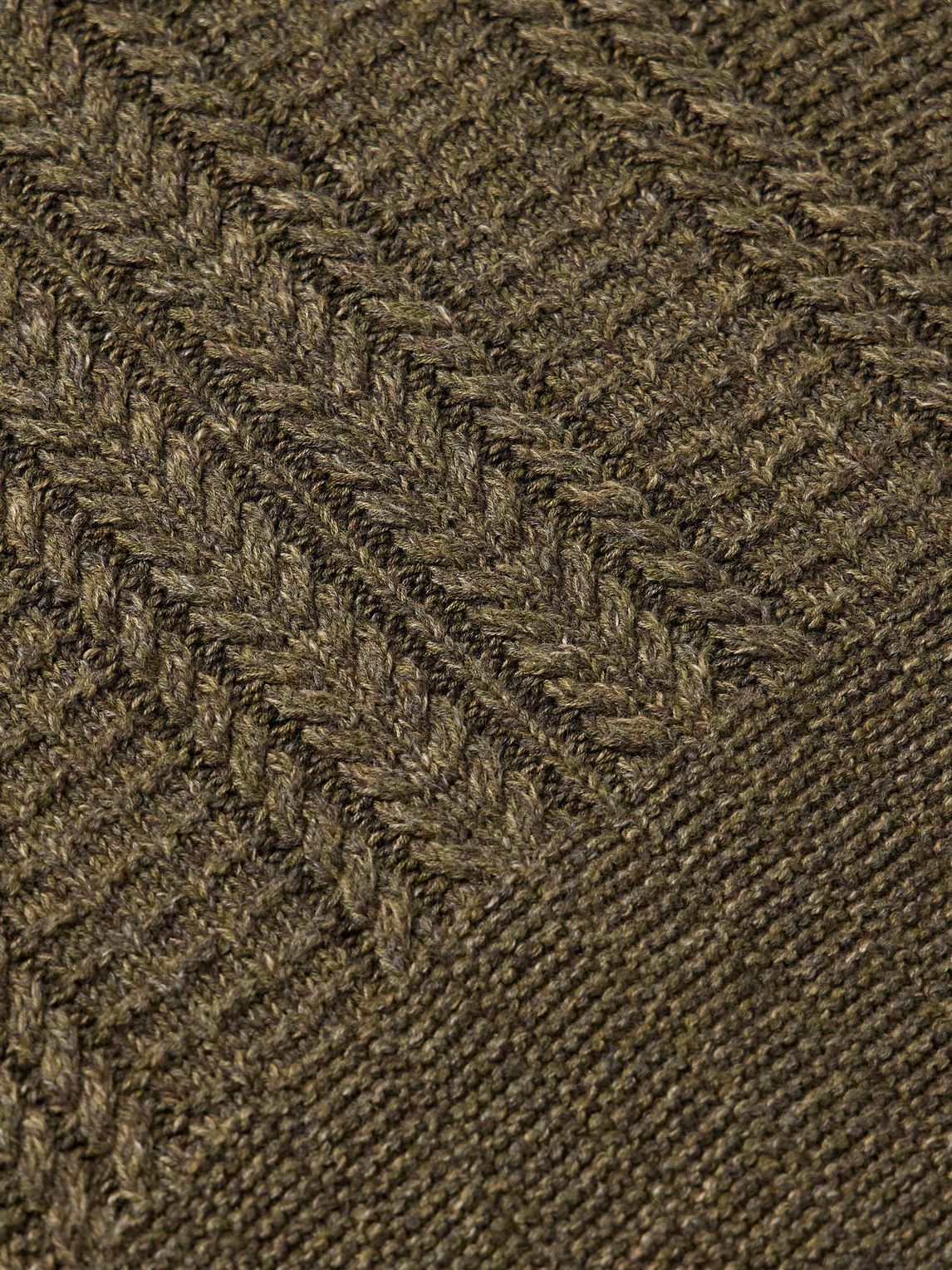 RRL - Cotton Mock-Neck Sweater - Green