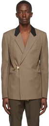 Givenchy Brown U-Lock Blazer