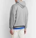 Balenciaga - Oversized Logo-Print Loopback Cotton-Jersey Hoodie - Gray