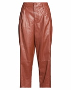 Manila Grace Womens Pants Brick