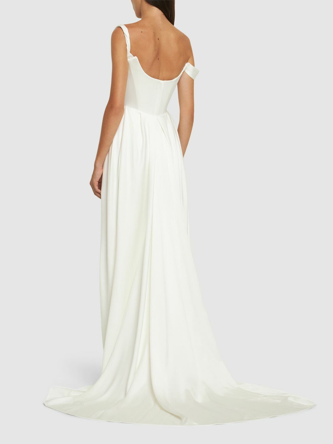 princess polly baby blue dress VIVIENNE WESTWOOD Nova Grace Draped Satin Bridal Gown Vivienne Westwood