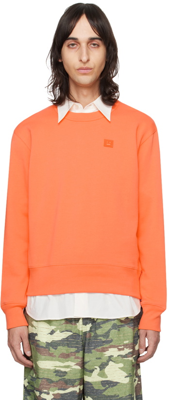 Photo: Acne Studios Orange Patch Sweatshirt