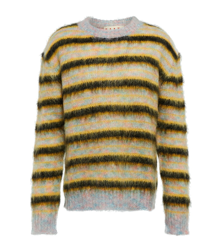 Photo: Marni - Striped mohair-blend sweater