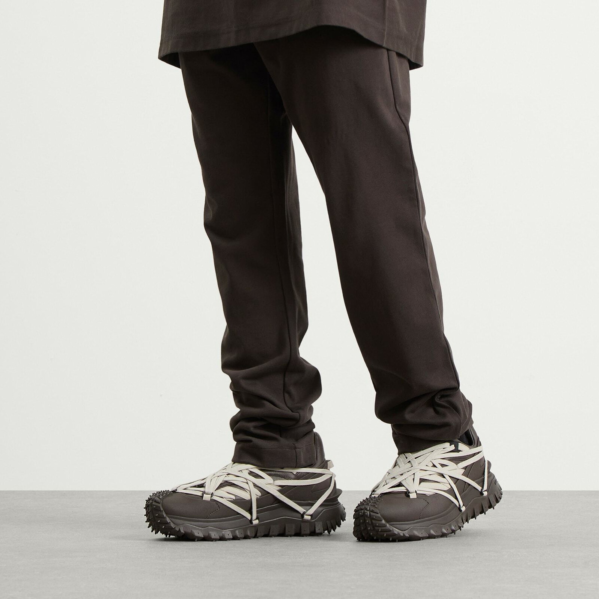 Rick Owens x Moncler Trailgrip Megalace Sneaker in Dark Dust