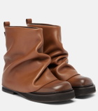 The Attico Mini Robin leather combat boots