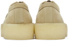 Clarks Originals Beige Nubuck Wallabee Cup Derbys