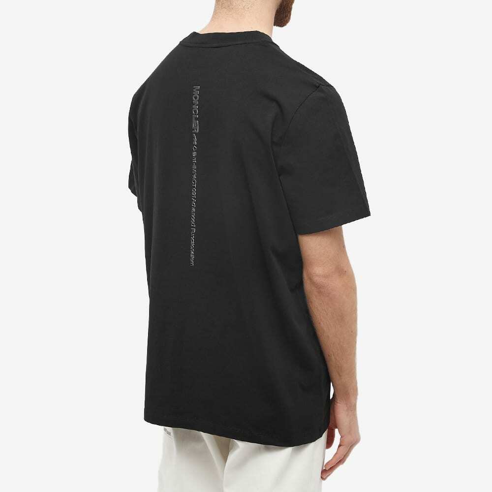 Moncler Men's Rubber Patch Logo T-Shirt in Black Moncler