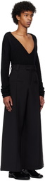 Fax Copy Express Black 'Hand In Front Pocket' Trousers