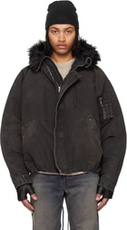 ALEXANDER DIGENOVA Brown Helicopter Long Jacket