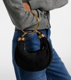 Chloé Bracelet Small suede top-handle bag