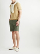 Thom Sweeney - Straight-Leg Stretch-Cotton Shorts - Green