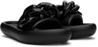 Stella McCartney Black Air Slide Flat Sandals