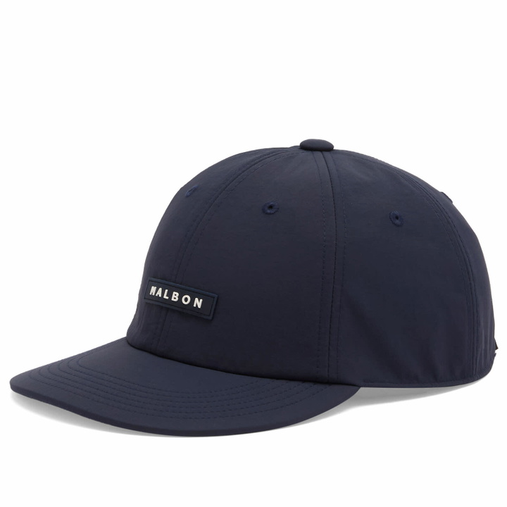 Photo: Malbon Men's Block Nylon Packable Cap in Navy 