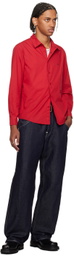 Still Kelly Red SK Embroidery Shirt