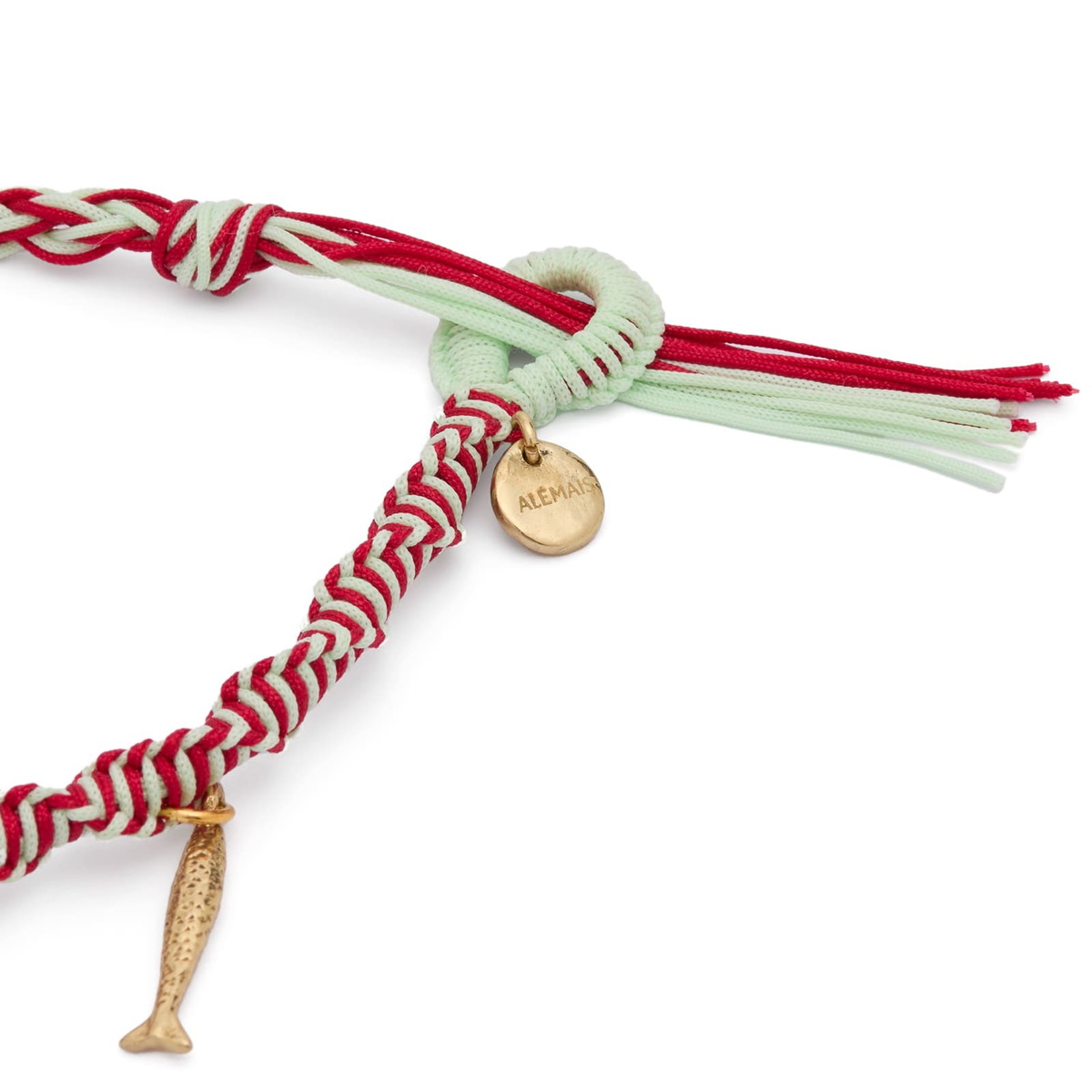 ALÉMAIS Women's Tesori Rossa Macrame Charm Bracelet in Multi 