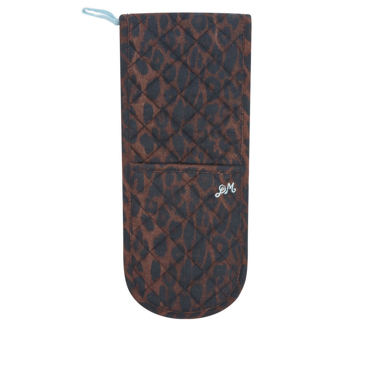 Damson Madder Women's Double Oven Glove in Leopard 