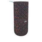 Damson Madder Women's Double Oven Glove in Leopard 