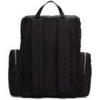 Calvin Klein 205W39NYC Black Nylon Flap Backpack