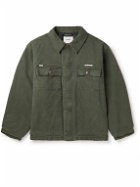 WTAPS - Mich Logo-Embroidered Cotton-Canvas Jacket - Green