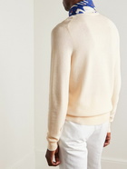 Ralph Lauren Purple label - Slim-Fit Silk and Cashmere-Blend Sweater - Neutrals