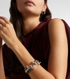 Ananya Chakra Giada 18kt white gold bracelet with diamonds and quartz