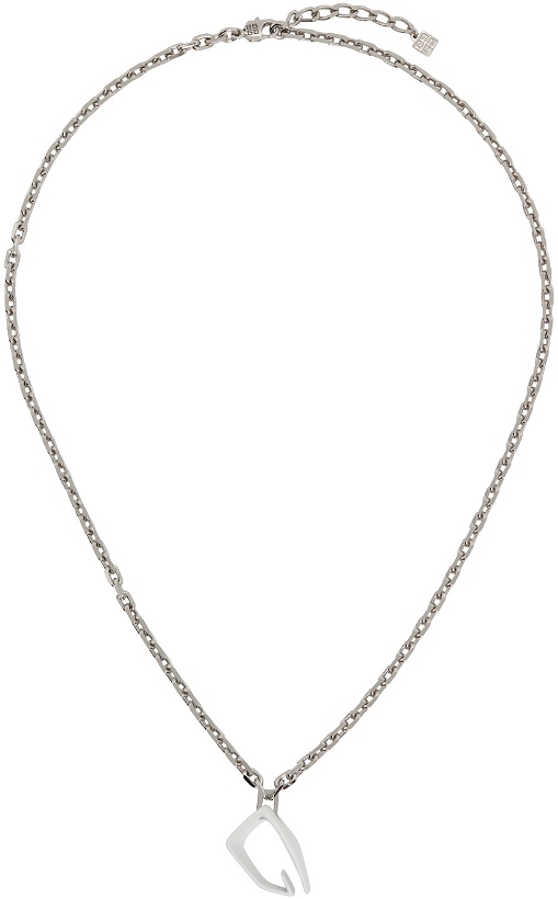 Photo: Givenchy White Giv Cut Necklace
