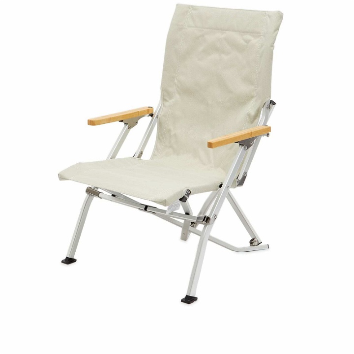 Photo: Snow Peak Low Beach Chair 30 in Ivory