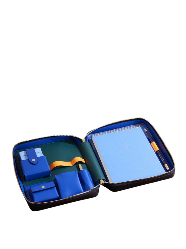 Photo: Smythson - Panama Cross-Grain Leather Artist Folio Stationary Set