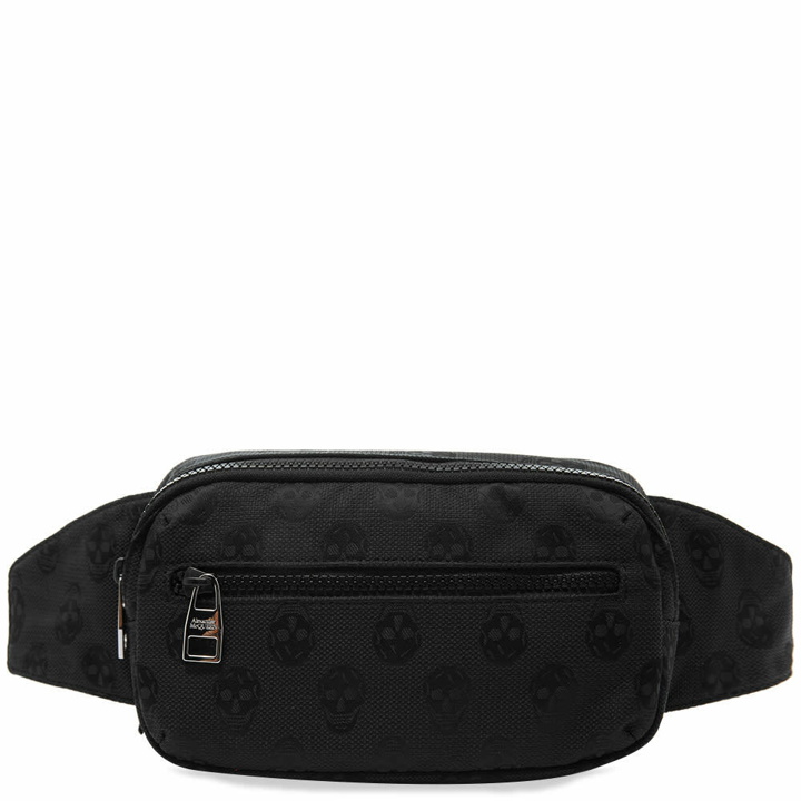 Photo: Alexander McQueen Men's Skulls Rectangular Side Bag in Black