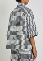 Jacquemus La Chemise Plage Striped Jacquard Cotton Shirt Multicoloured