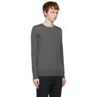 Loro Piana Taupe Silk Elmwood Crewneck Sweater