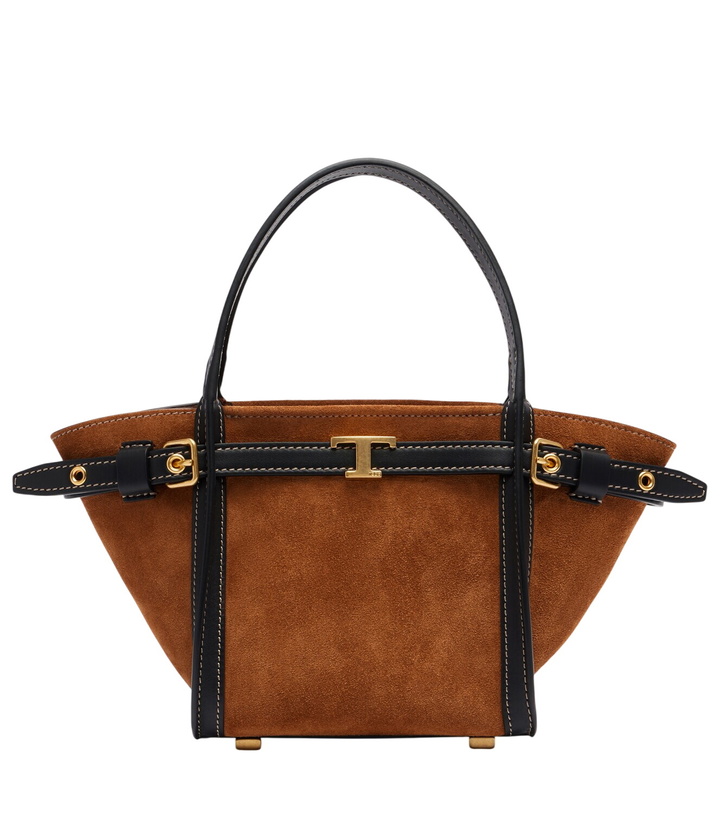 Photo: Tod's T Timeless suede tote bag