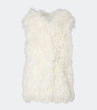 Yves Salomon Hooded shearling vest